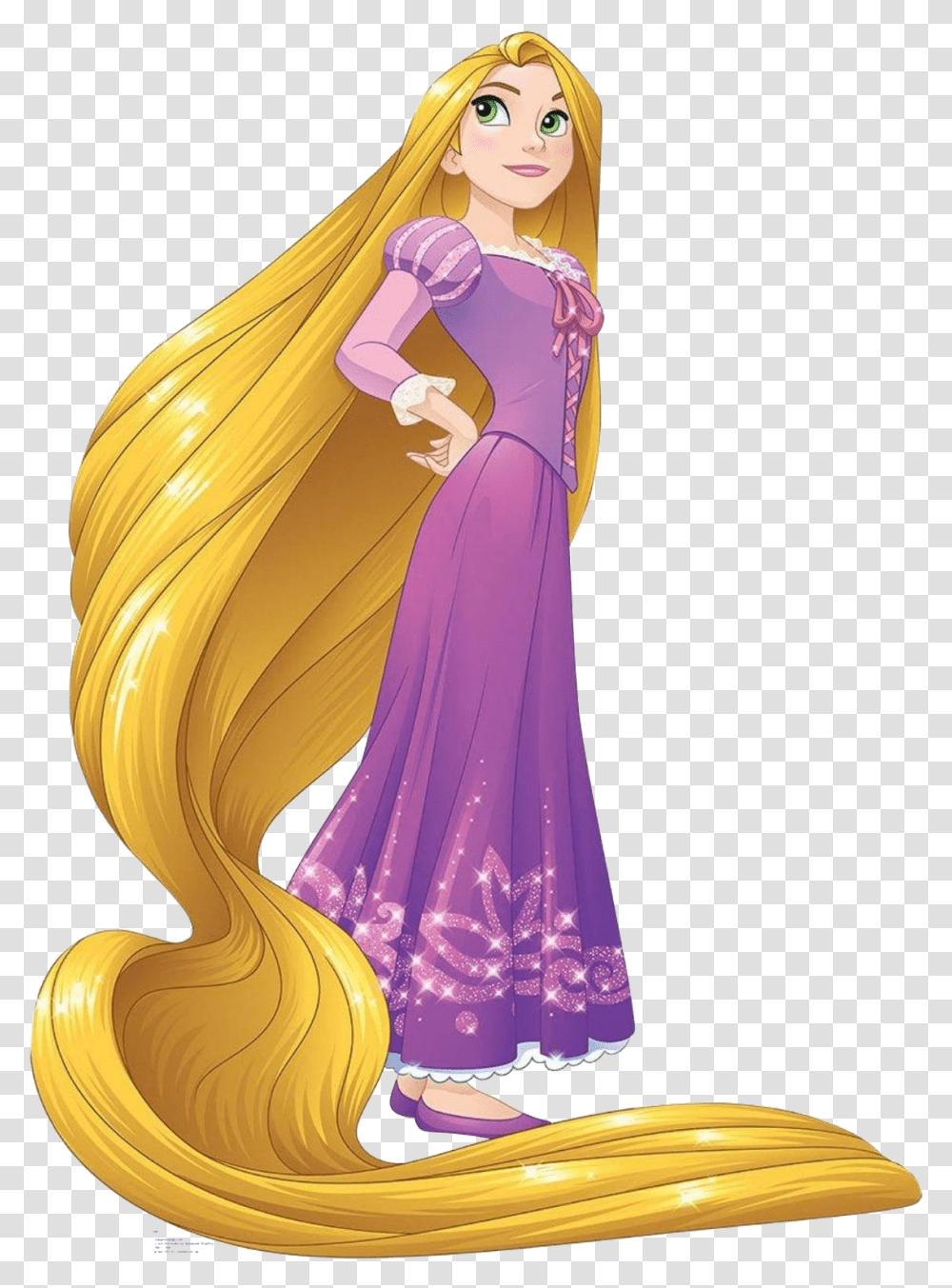 International Entertainment Project Wikia Rapunzel Disney Princess, Apparel, Figurine, Evening Dress Transparent Png