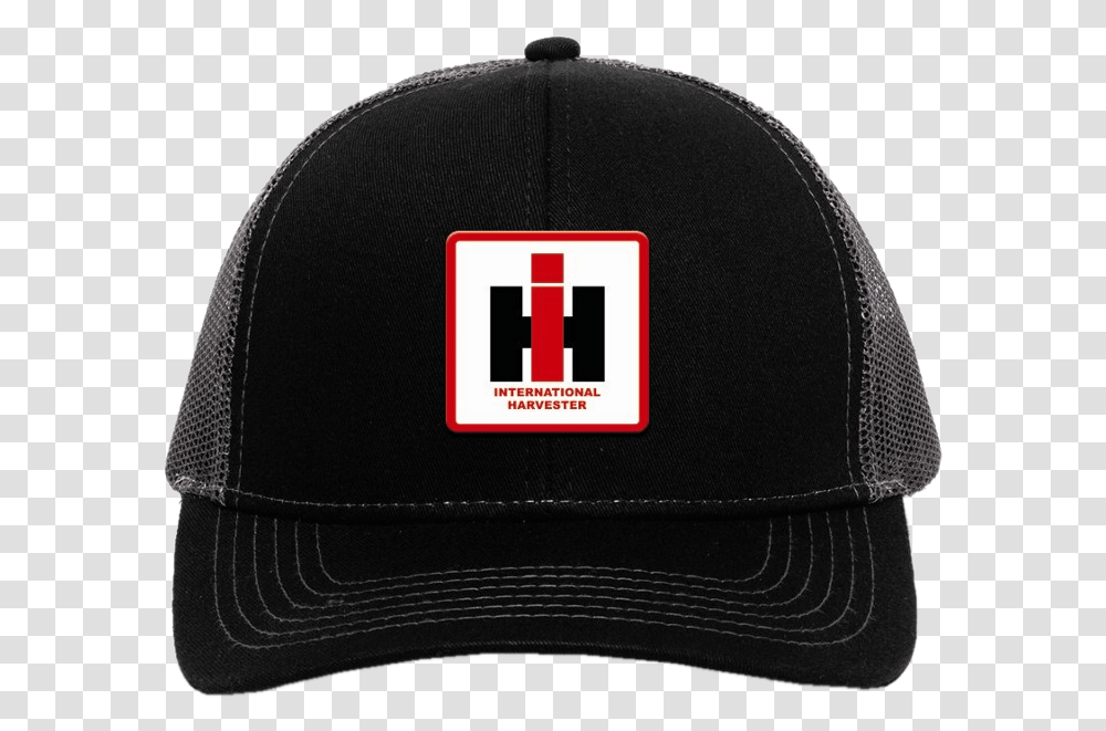 International Harvester Black And Charcoal Ballcap Baseball Cap, Apparel, Hat Transparent Png