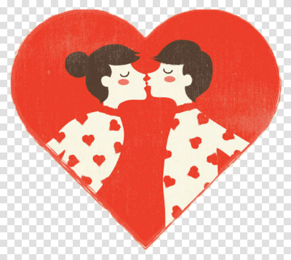 International Kissing Day Happiness Valentines Day Happy Anniversary Taking Care, Rug, Heart, Cushion, Pillow Transparent Png