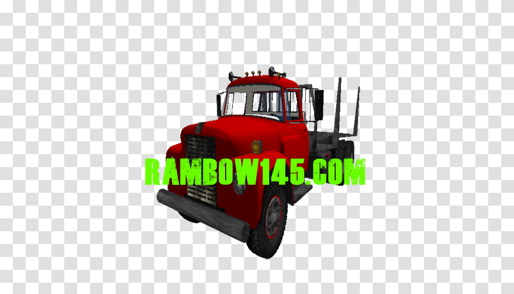 International Log Truck Wip, Vehicle, Transportation, Fire Truck, Pickup Truck Transparent Png