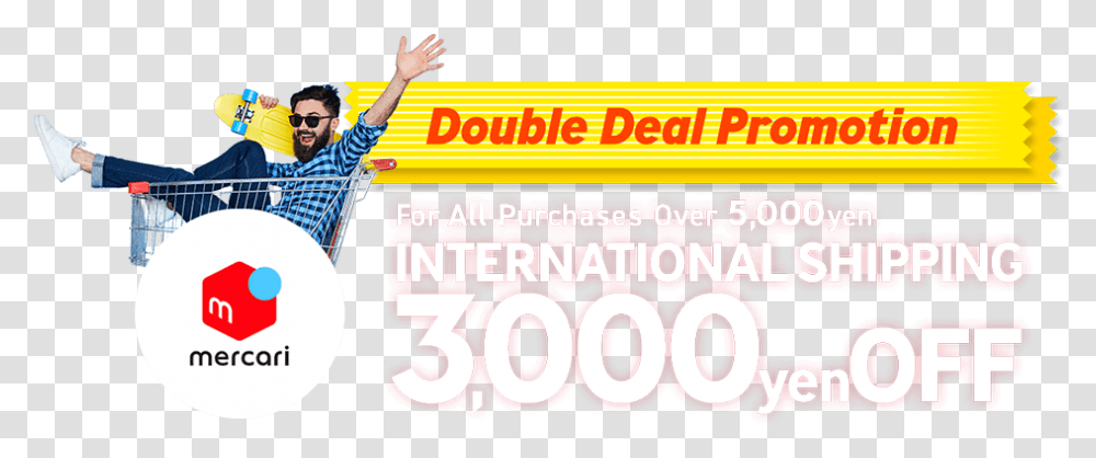 International Shipping Coupon Promotion Happy, Person, Advertisement, Text, Poster Transparent Png