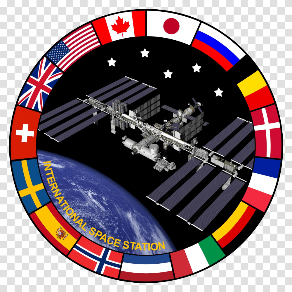 International Space Station Programme International Space Station Flag Transparent Png