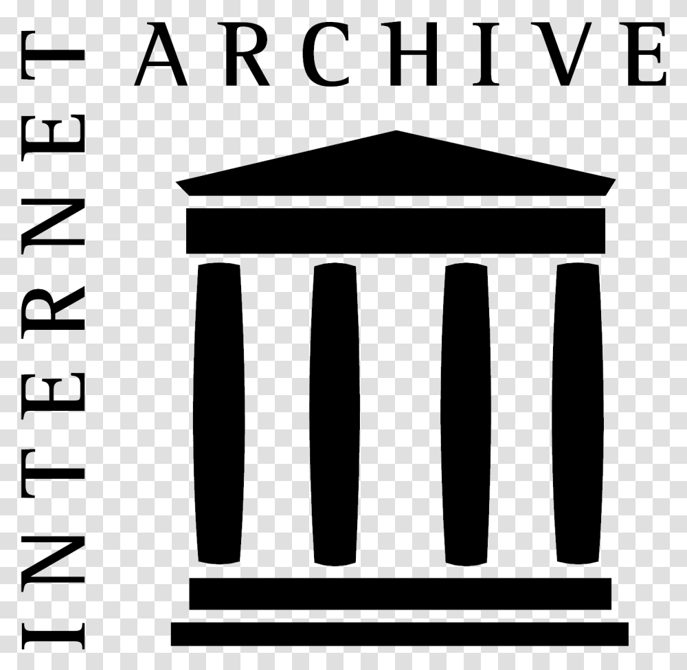 Internet Archive Logo And Wordmark Internet Archive Logo, Plot, Building, Diagram Transparent Png