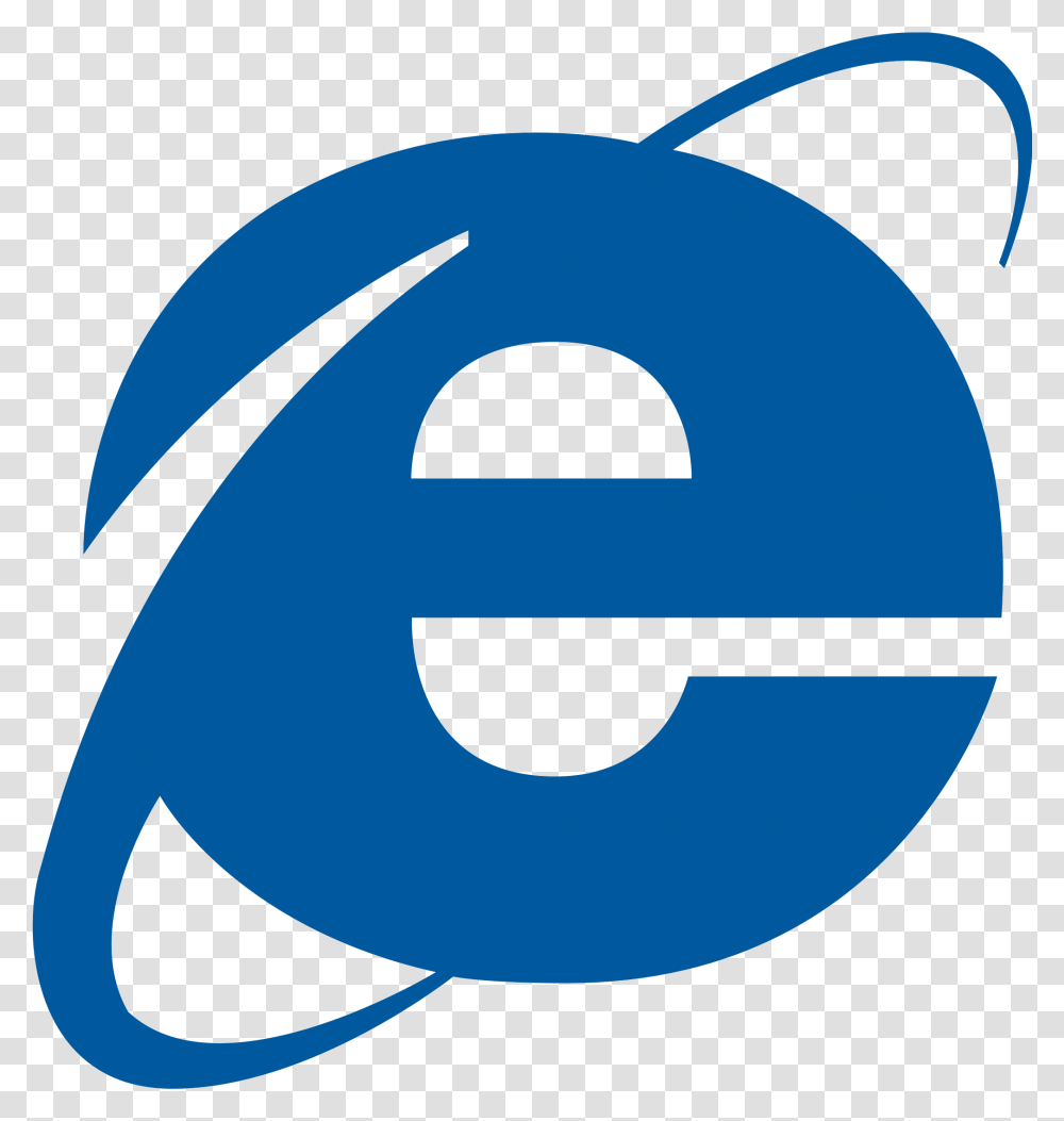 Internet Clipart Logo Internet Explorer Windows 10 Logo, Text, Alphabet, Label, Symbol Transparent Png