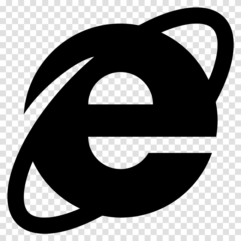 Internet Explorer Icon Black Internet Explorer Logo, Gray, World Of Warcraft Transparent Png