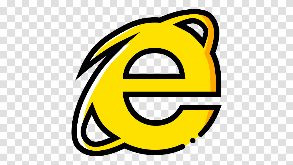 Internet Explorer Logo Icon Icon, Label, Text, Symbol, Trademark Transparent Png