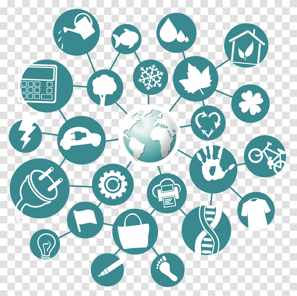 Internet Of Things, Rug, Recycling Symbol, Network, Astronomy Transparent Png