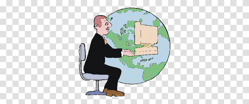 Internet Services Cartoon, Outer Space, Astronomy, Planet, Person Transparent Png