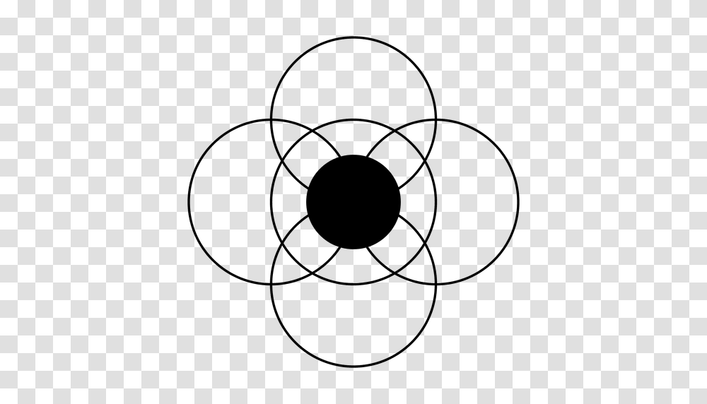 Intersected Circles Forming A Flower, Sphere, Spider, Invertebrate, Animal Transparent Png