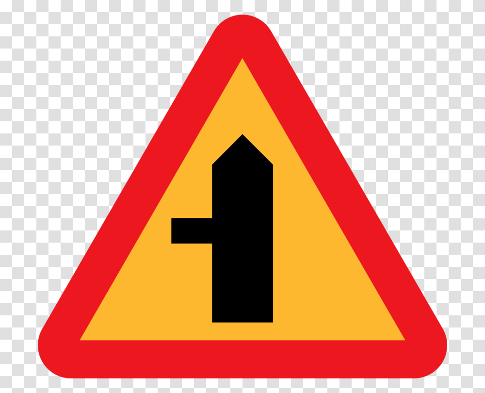 Intersection Traffic Sign Road, Triangle, Road Sign Transparent Png