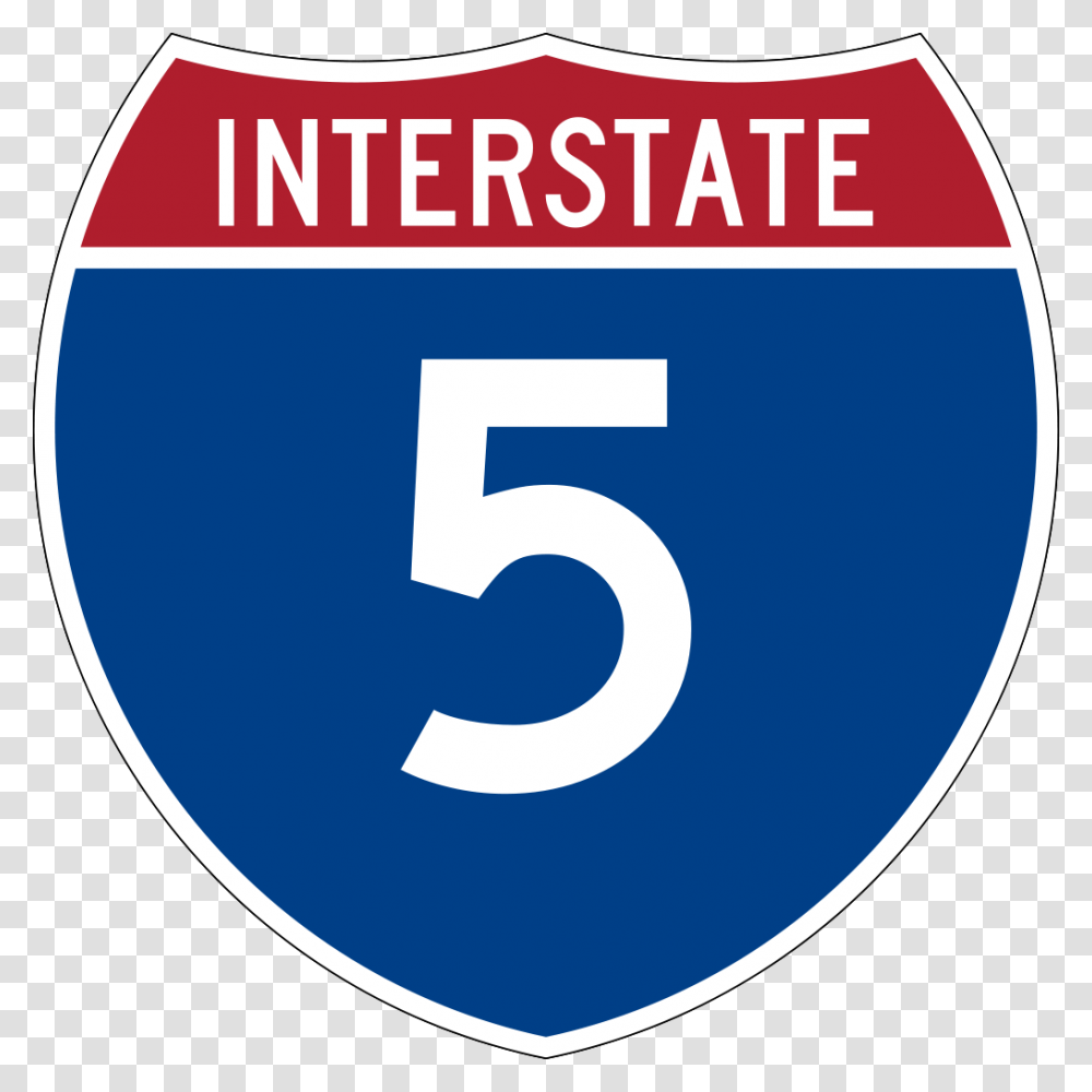 Interstate 5 Grand Theft Wiki The Gta Wiki 5 Interstate, Number, Symbol, Text, Label Transparent Png
