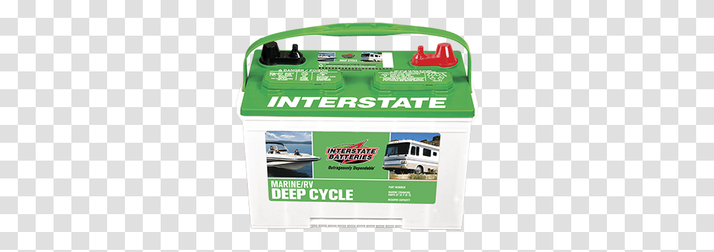 Interstate Batteries Srm Interstate Deep Cycle Battery, Person, First Aid, Vehicle, Transportation Transparent Png