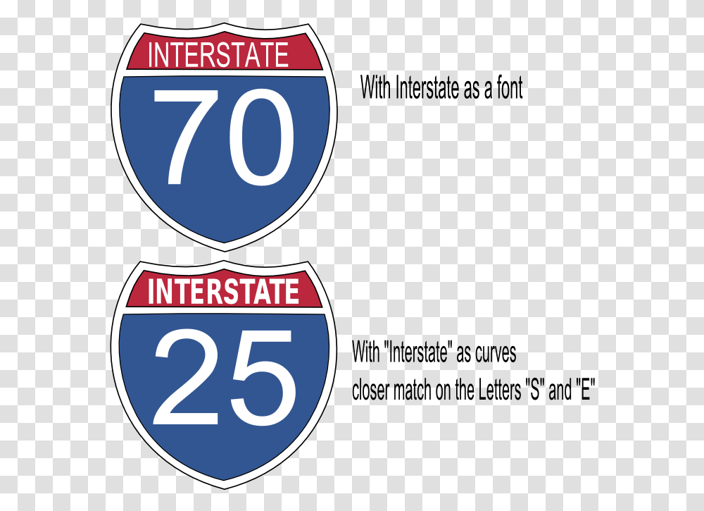 Interstate Highway Sign Circle, Number, Alphabet Transparent Png