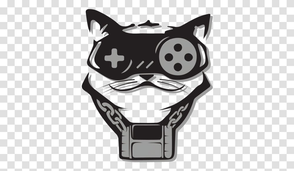 Interview Mega Cat Studios Gaming Reinvented Mega Cat Studios Logo, Stencil, Binoculars, Electronics Transparent Png