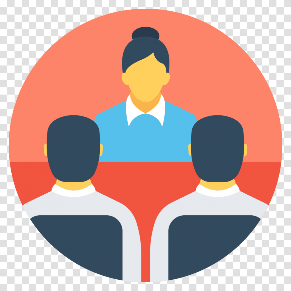 Interview User Is A Very Essential Skills That Many Reunion Icon, Label, Face, Crowd Transparent Png