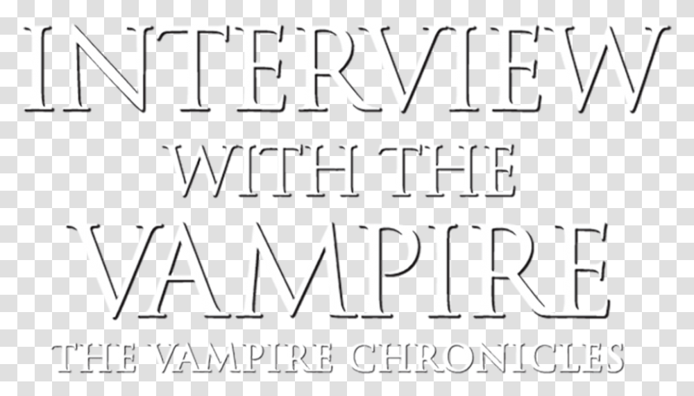 Interview With The Vampire Netflix Interview With The Vampire Logo, Text, Alphabet, Word, Label Transparent Png