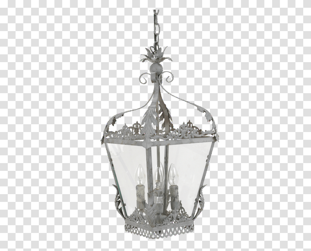 Intricate Metal Hanging Lantern Chandelier Ceiling Light, Lamp, Light Fixture, Lampshade Transparent Png