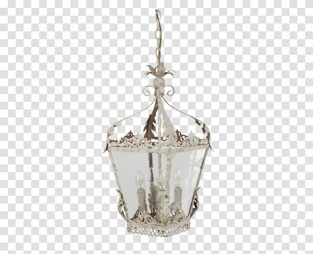 Intricate Metal Hanging Lantern Chandelier, Lamp Transparent Png