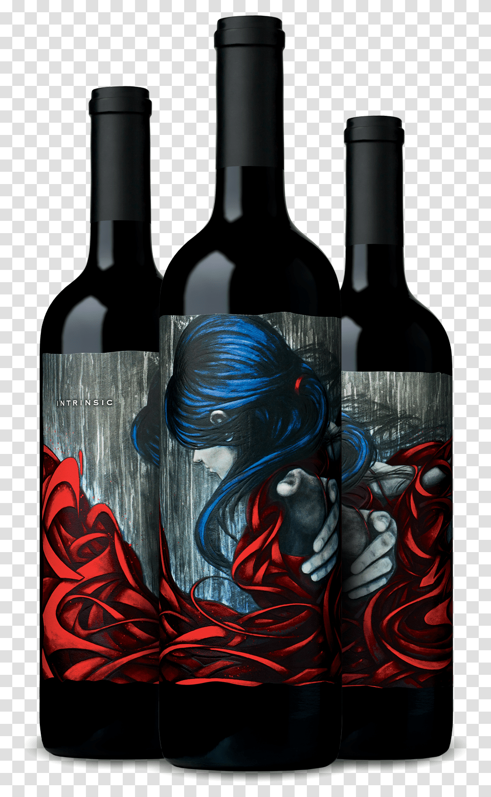 Intrinsic Wine Red Blend, Alcohol, Beverage, Drink, Bottle Transparent Png