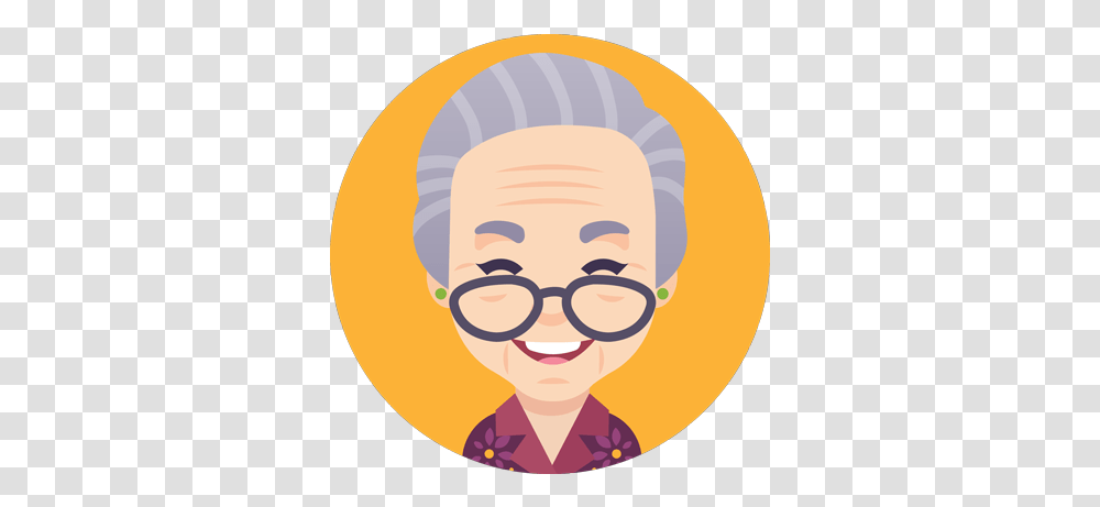 Introducing Heritage Granny Animated Old Granny Face, Label, Text, Head, Sticker Transparent Png