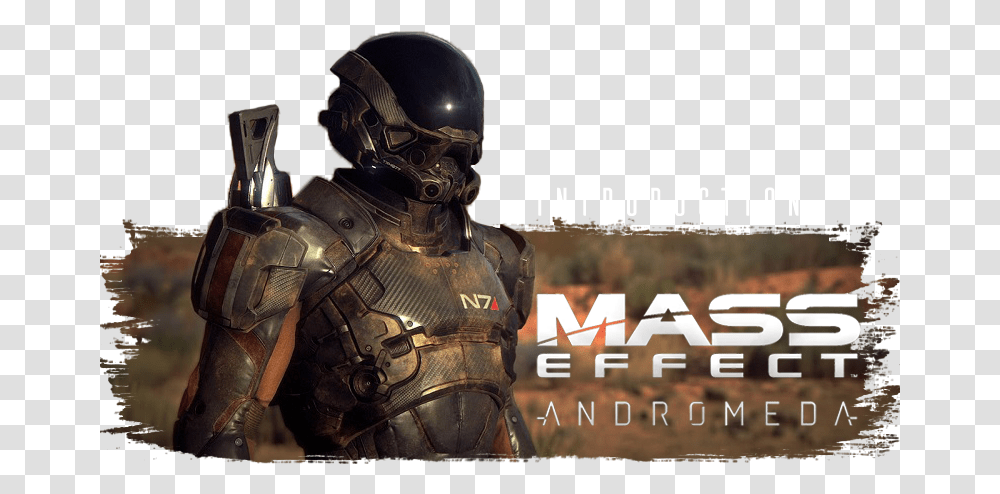 Introduction Mass Effect Andromeda Ost, Helmet, Apparel, Person Transparent Png
