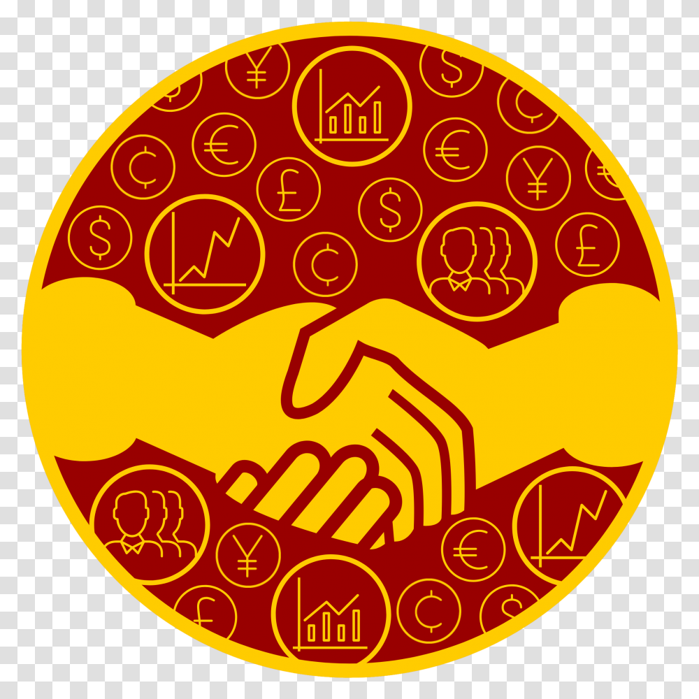 Introduction To Business Sticker, Hand, Handshake, Dish, Meal Transparent Png