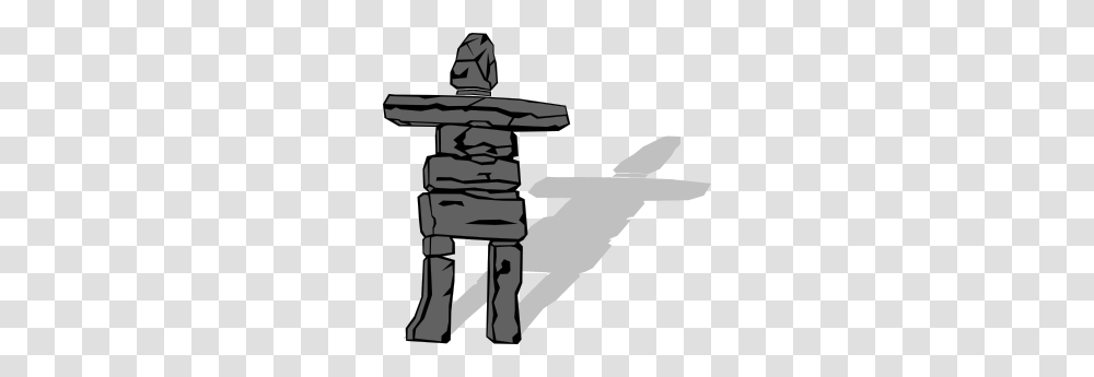 Inuit Inukshuk Clip Art Free Vector, Silhouette, Ninja, Stencil Transparent Png