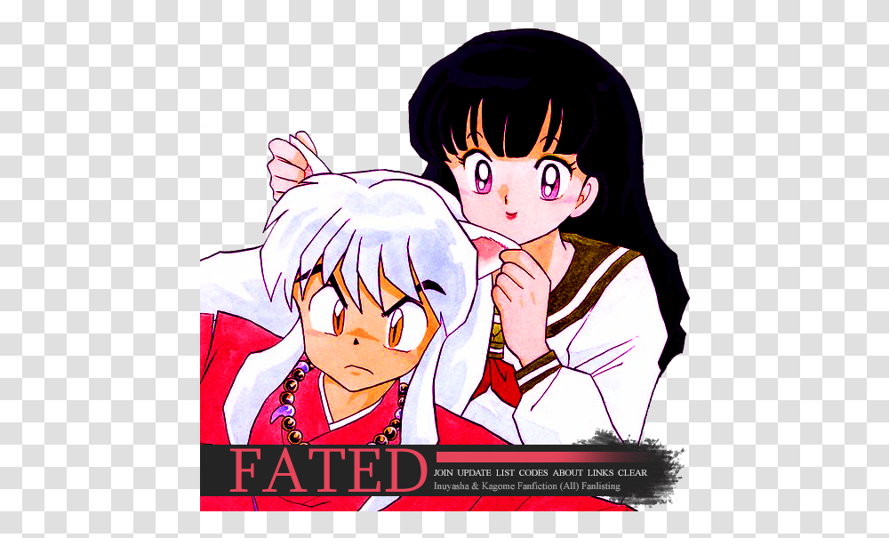 Inuyasha X Kagome Fanfiction All Fanlisting, Manga, Comics, Book, Person Transparent Png