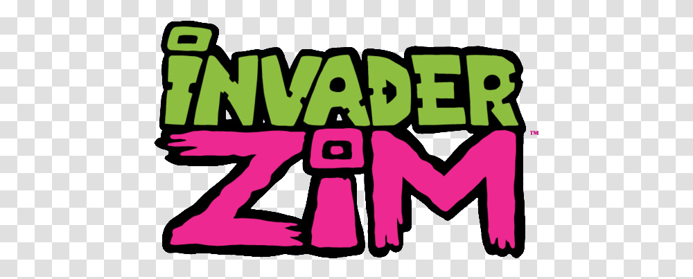 Invader Zim Comic Logo, Label, Hand, Sticker Transparent Png