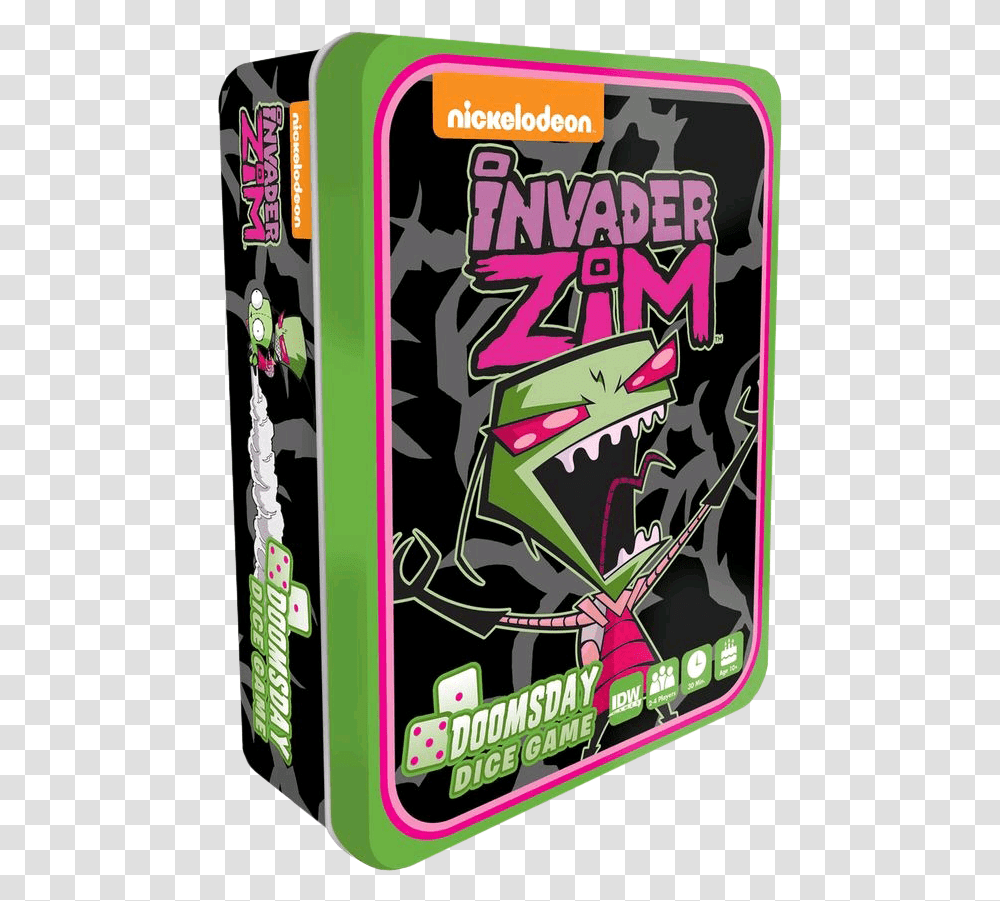 Invader Zim Doomsday Dice Game, Poster, Advertisement, Flyer Transparent Png