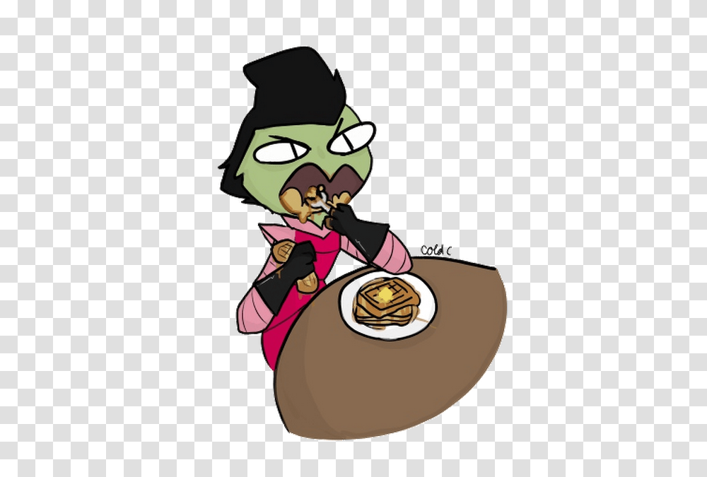 Invader Zim Fanclub, Label, Food, Hat Transparent Png