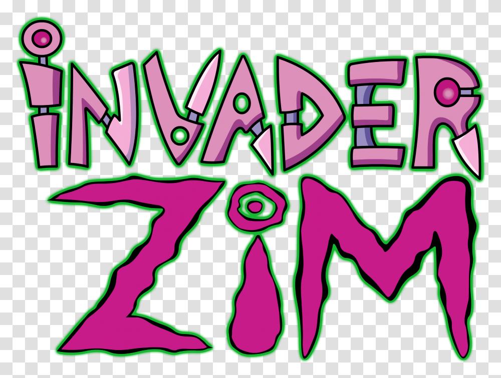 Invader Zim Logo By Jax89man D5dpd3a Invader Zim Logo, Graffiti, Light Transparent Png