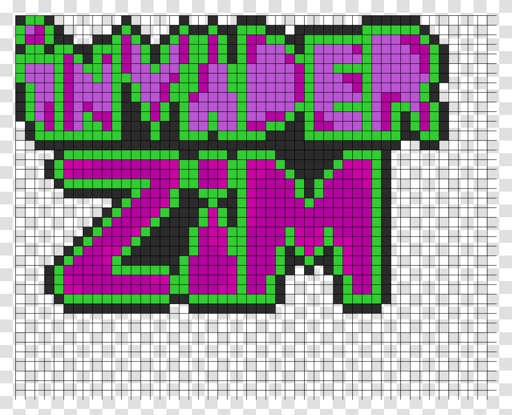 Invader Zim Logo Perler Bead Pattern Bead Sprite Invader Zim Perler Beads, Game, Rug, Photography, Crossword Puzzle Transparent Png