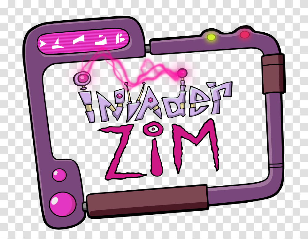 Invader Zim, Purple, Pencil Box, Pac Man, Video Gaming Transparent Png
