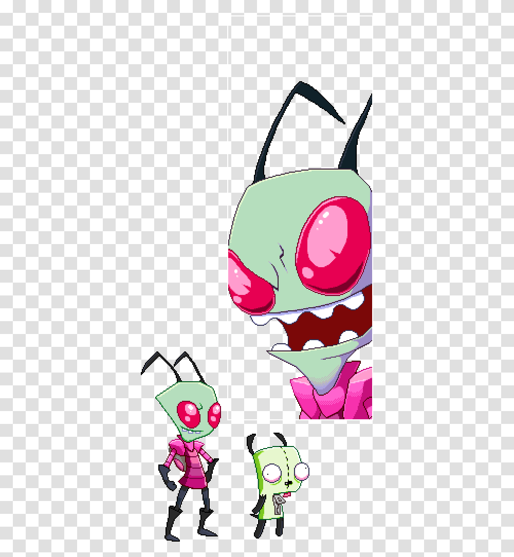 Invader Zim Sprites, Cream, Dessert, Food, Creme Transparent Png