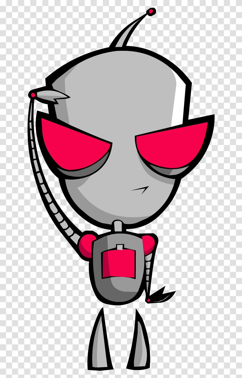 Invader Zim Wiki Invader Zim Gir Stickers, Armor, Pillow, Cushion, Triangle Transparent Png
