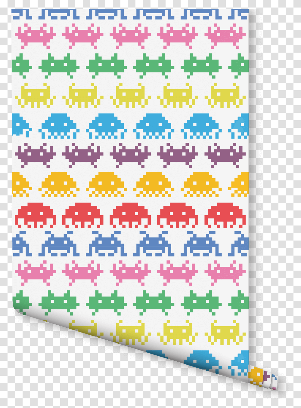 Invaders Wallpaper In 2020 Kids Space Invaders, Rug, Texture, Polka Dot, Pattern Transparent Png