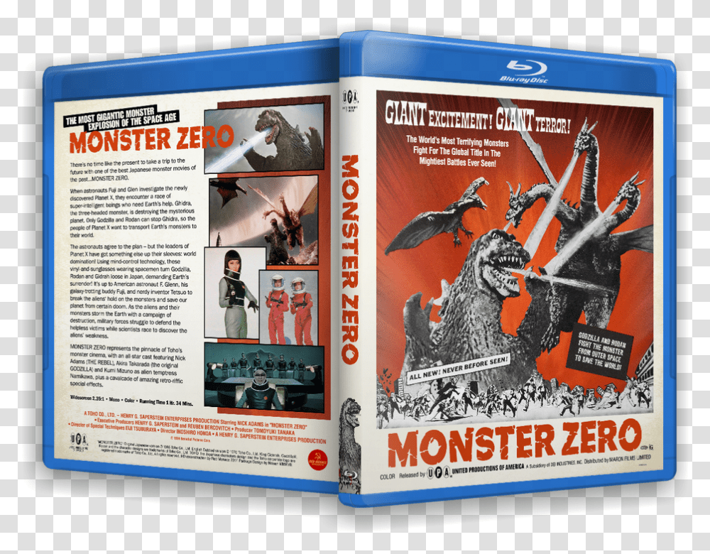 Invasion Of Astro Monsters On Blu Ray, Bird, Animal, Person, Poster Transparent Png