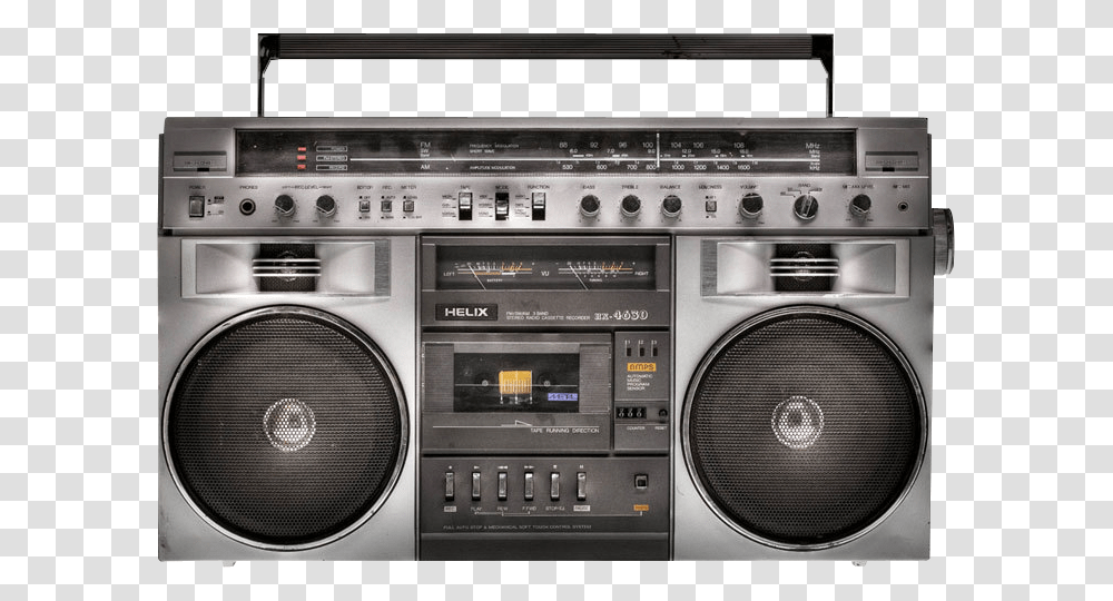 Inventos De Los 80s Download Old School Boombox, Radio, Electronics, Microwave, Oven Transparent Png