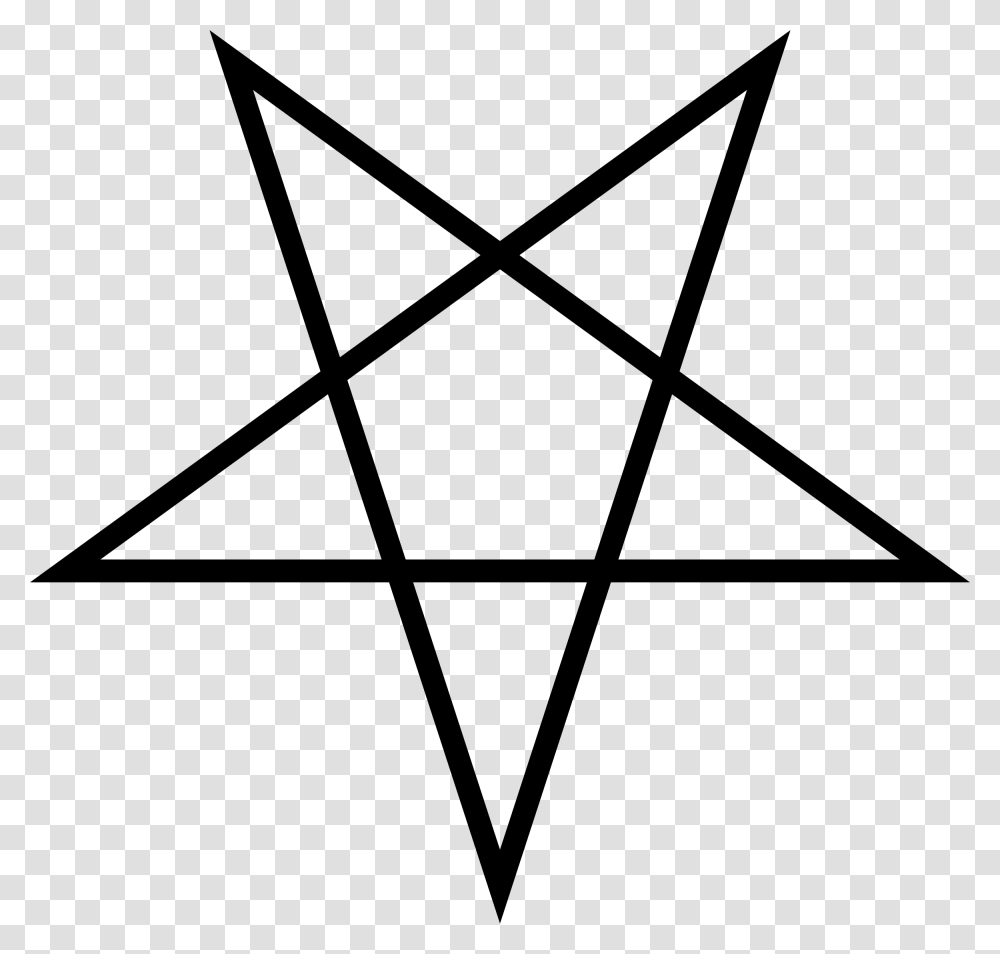 Inverted Cross Pentagram Clipart, Gray, World Of Warcraft Transparent Png