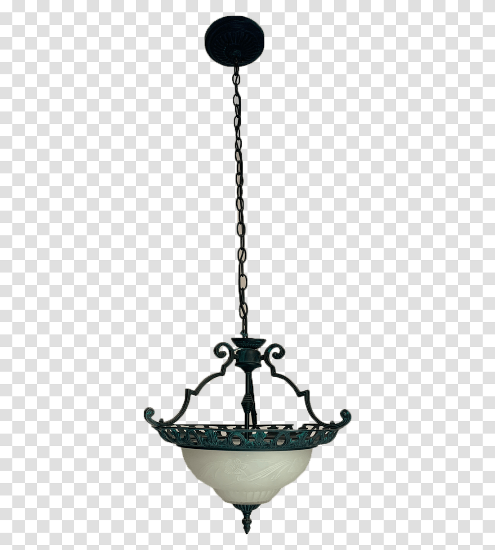 Inverted Dome Hanging Light Chain, Symbol, Lamp Transparent Png
