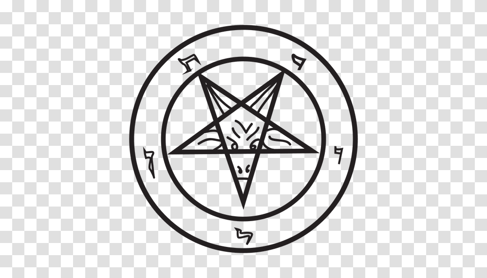 Inverted Pentagram Demon, Star Symbol Transparent Png