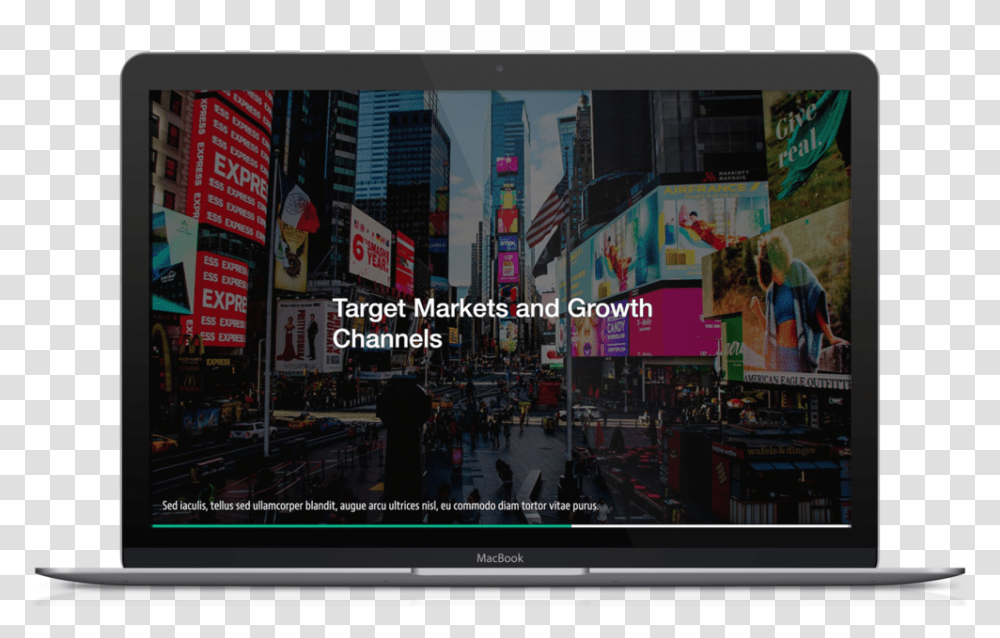Investor Update Template 4 Time Square Puglia New York, Monitor, Screen, Electronics, LCD Screen Transparent Png