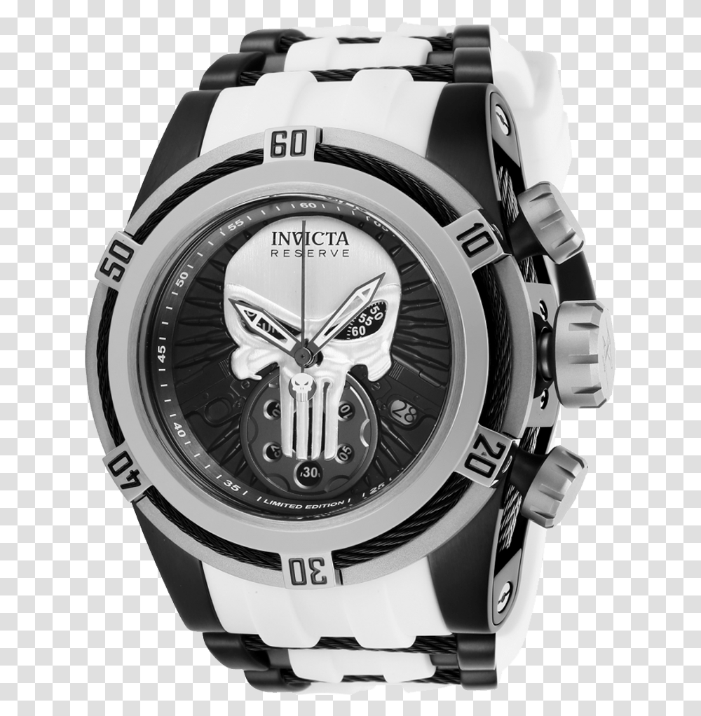 Invicta Punisher Watch Limited Edition, Wristwatch, Clock Tower, Architecture, Building Transparent Png