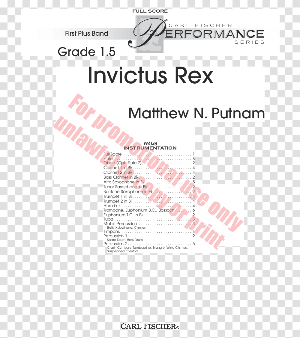 Invictus Rex By Matthew N Putnam Jw Pepper Sheet Music Language, Text, Flyer, Poster, Paper Transparent Png