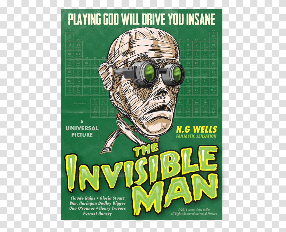 Invisible Man, Poster, Advertisement, Flyer, Paper Transparent Png
