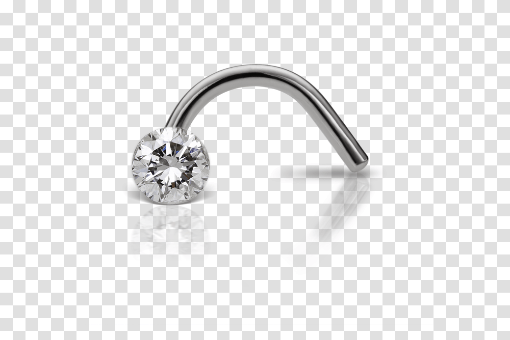 Invisible Set Diamond Nostril Screw Nose Piercing, Gemstone, Jewelry, Accessories, Accessory Transparent Png