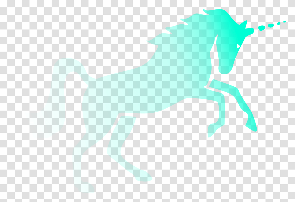 Invisible Unicorn Silhouette, Animal, Mammal, Horse, Colt Horse Transparent Png