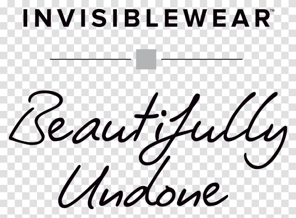 Invisiblewear Logo, Handwriting, Poster, Advertisement Transparent Png