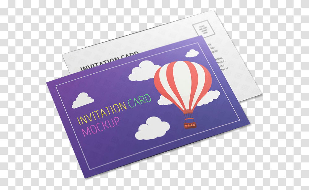 Invitation Card Designing Services Hot Air Balloon, Transportation, Vehicle, Aircraft Transparent Png
